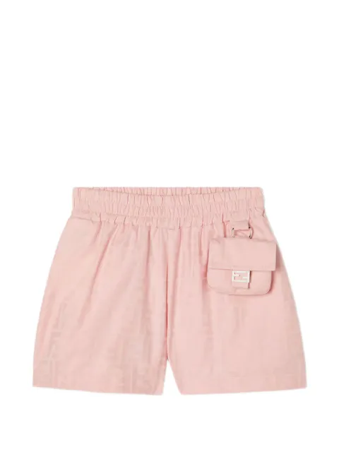 Fendi Kids shorts Junior con FF en jacquard