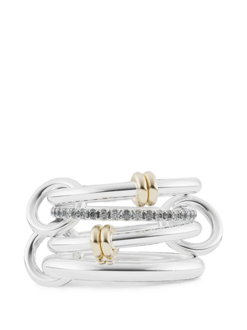 Spinelli Kilcollin Anello Sagittarius con diamanti - Argento