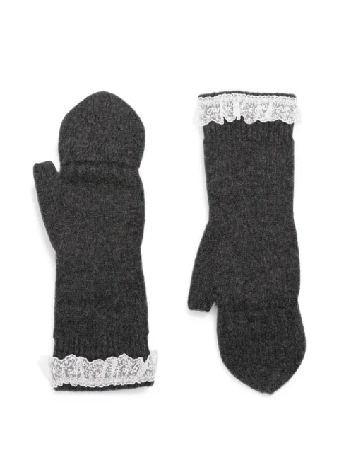 GANNI wool mittens