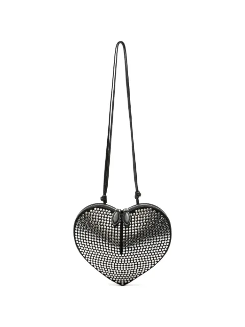 Alaïa Le Cœur bag in suede with studs