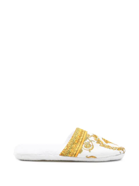 Versace I Heart Baroque slippers