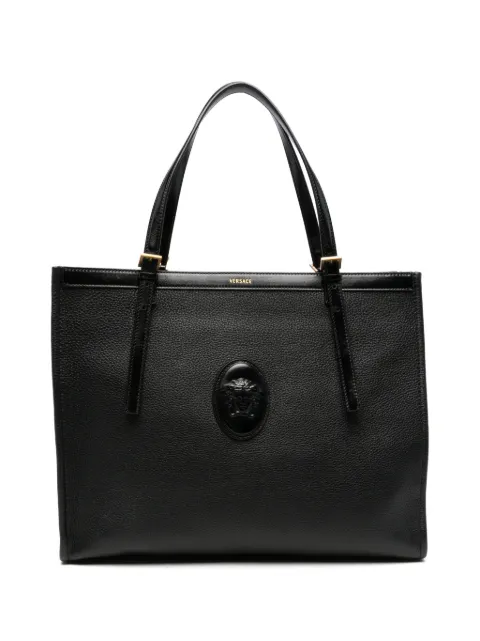 Versace bolso shopper con placa Medusa