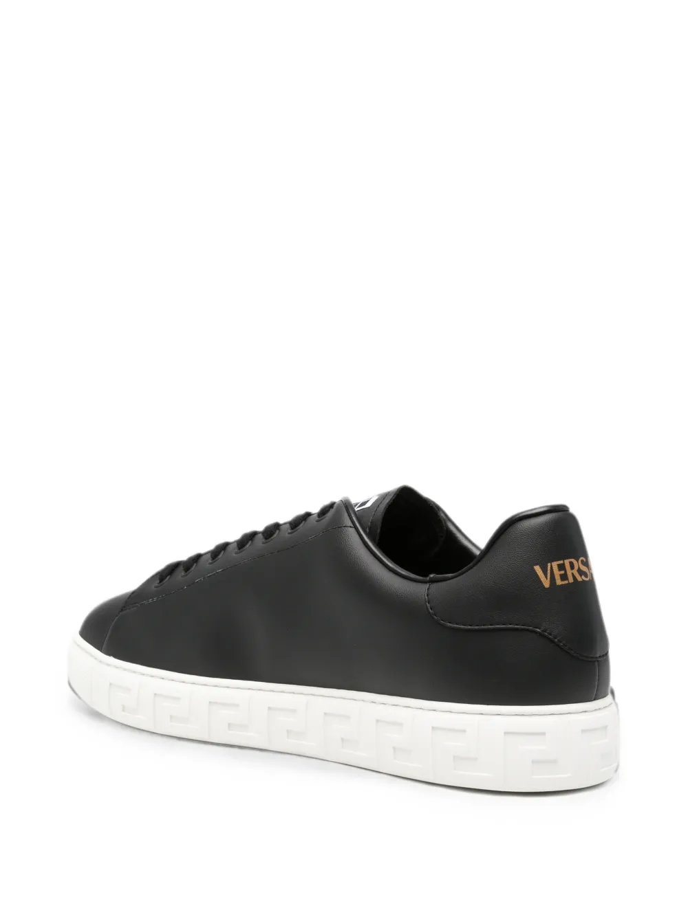 Versace Greca-sole low-top sneakers Zwart