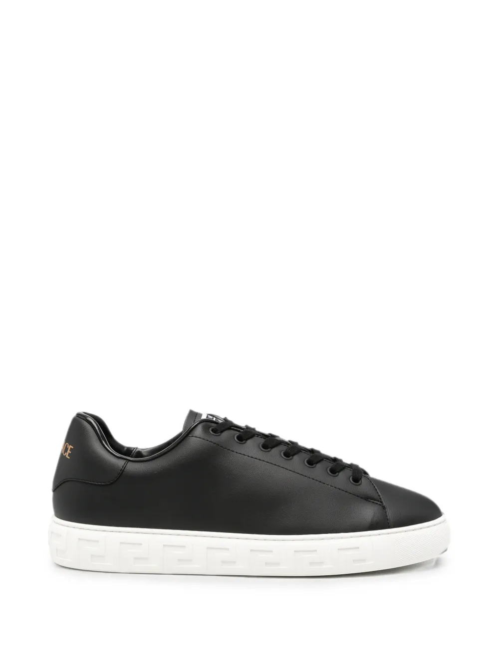 Versace Greca-sole low-top sneakers Zwart