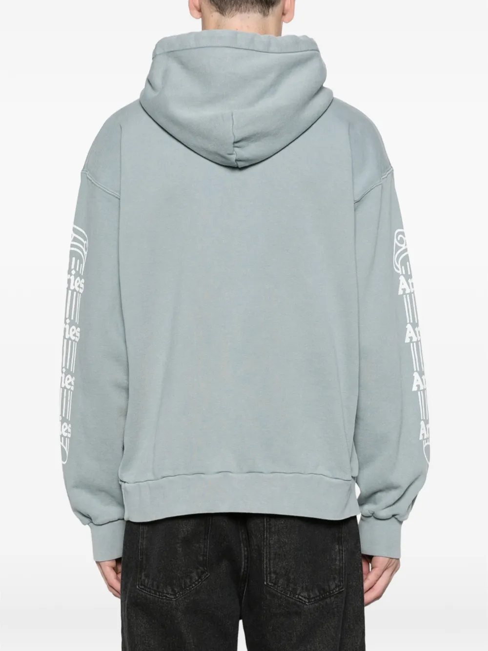Aries Column hoodie Grijs