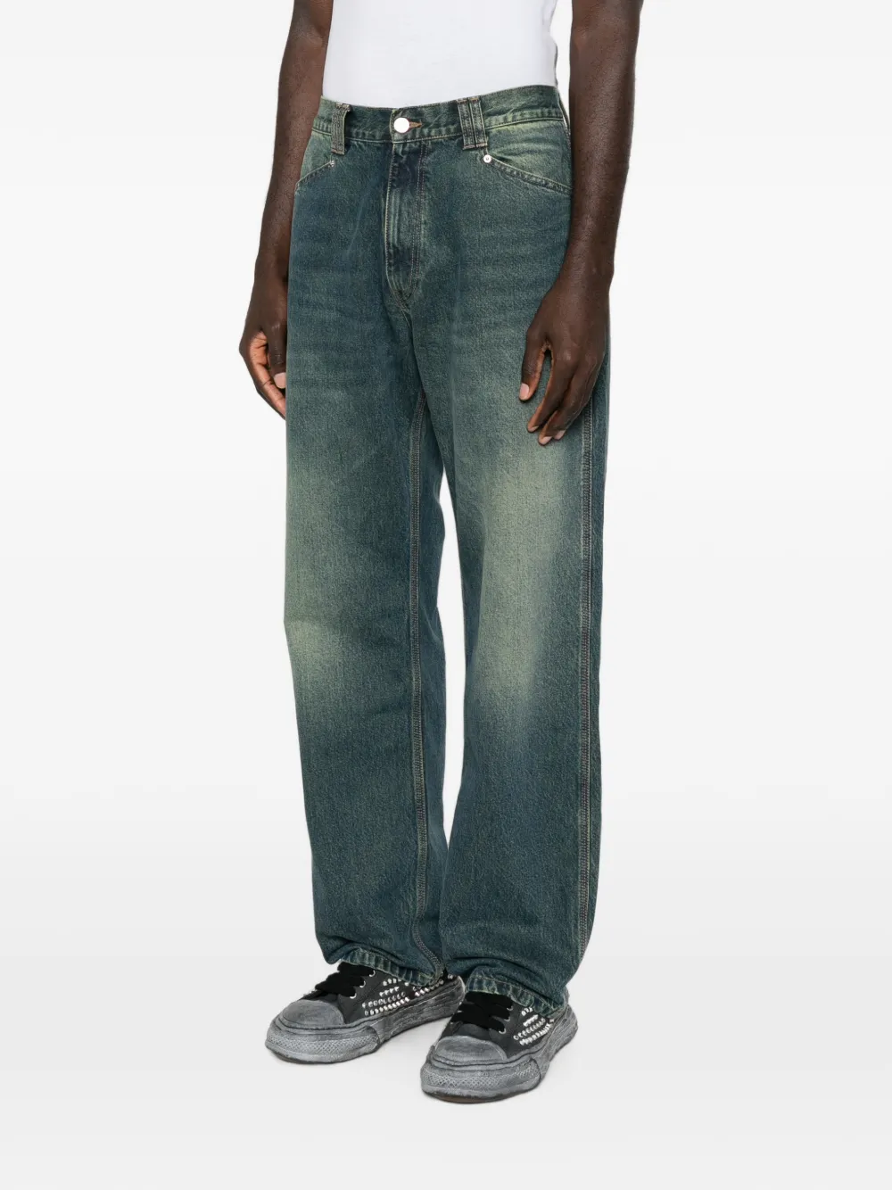 Aries Straight jeans Blauw