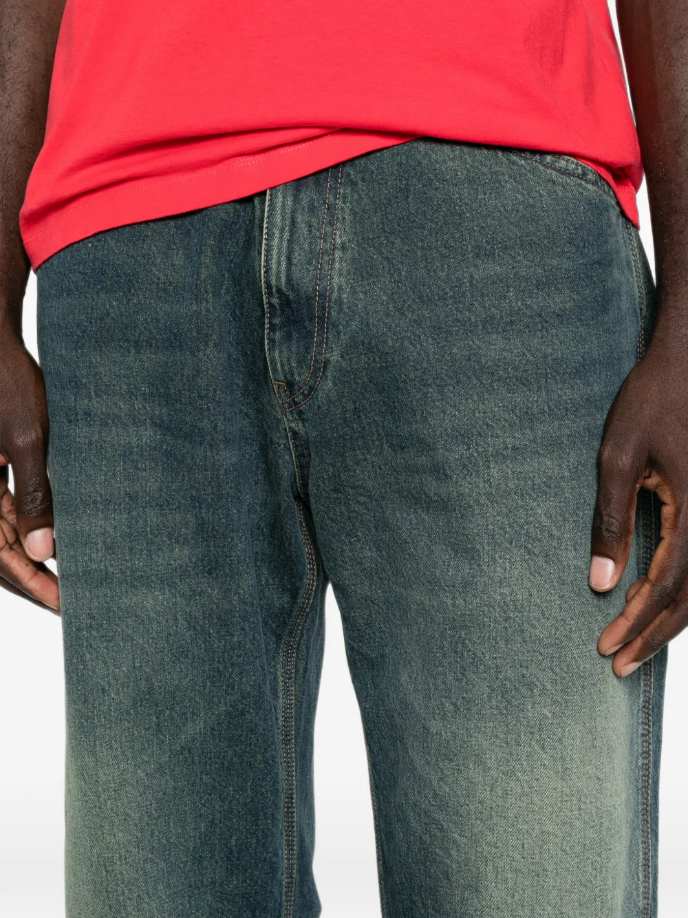 Aries Straight jeans Blauw