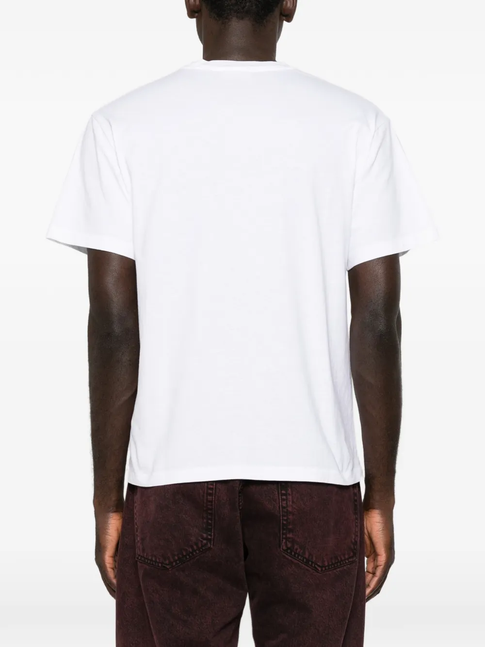 Aries Temple T-shirt met logoprint Wit