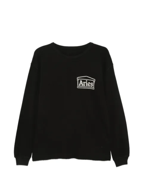 Aries Temple waffle-knit T-shirt