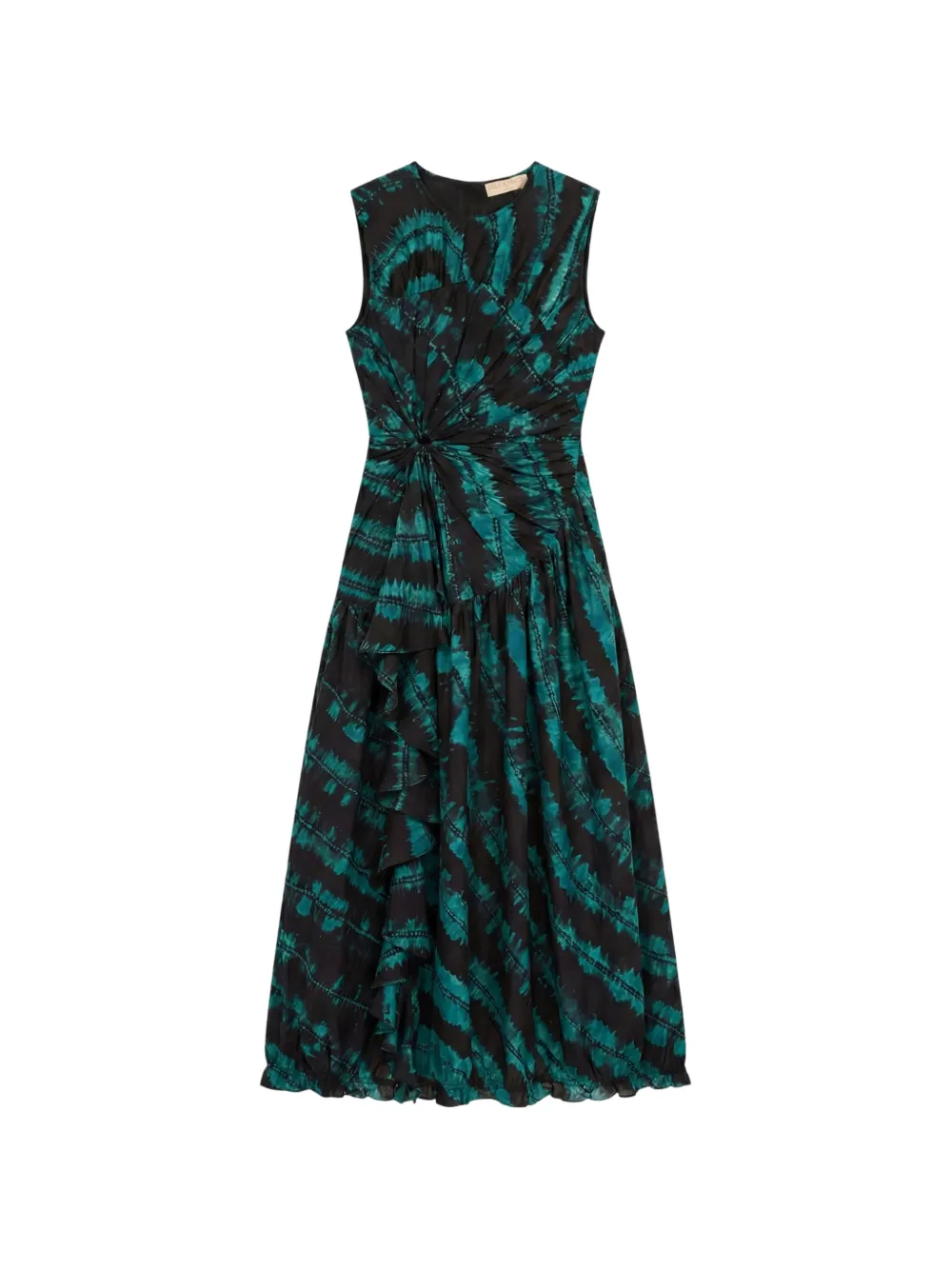 Ulla Johnson Veda ruffled midi dress - Nero