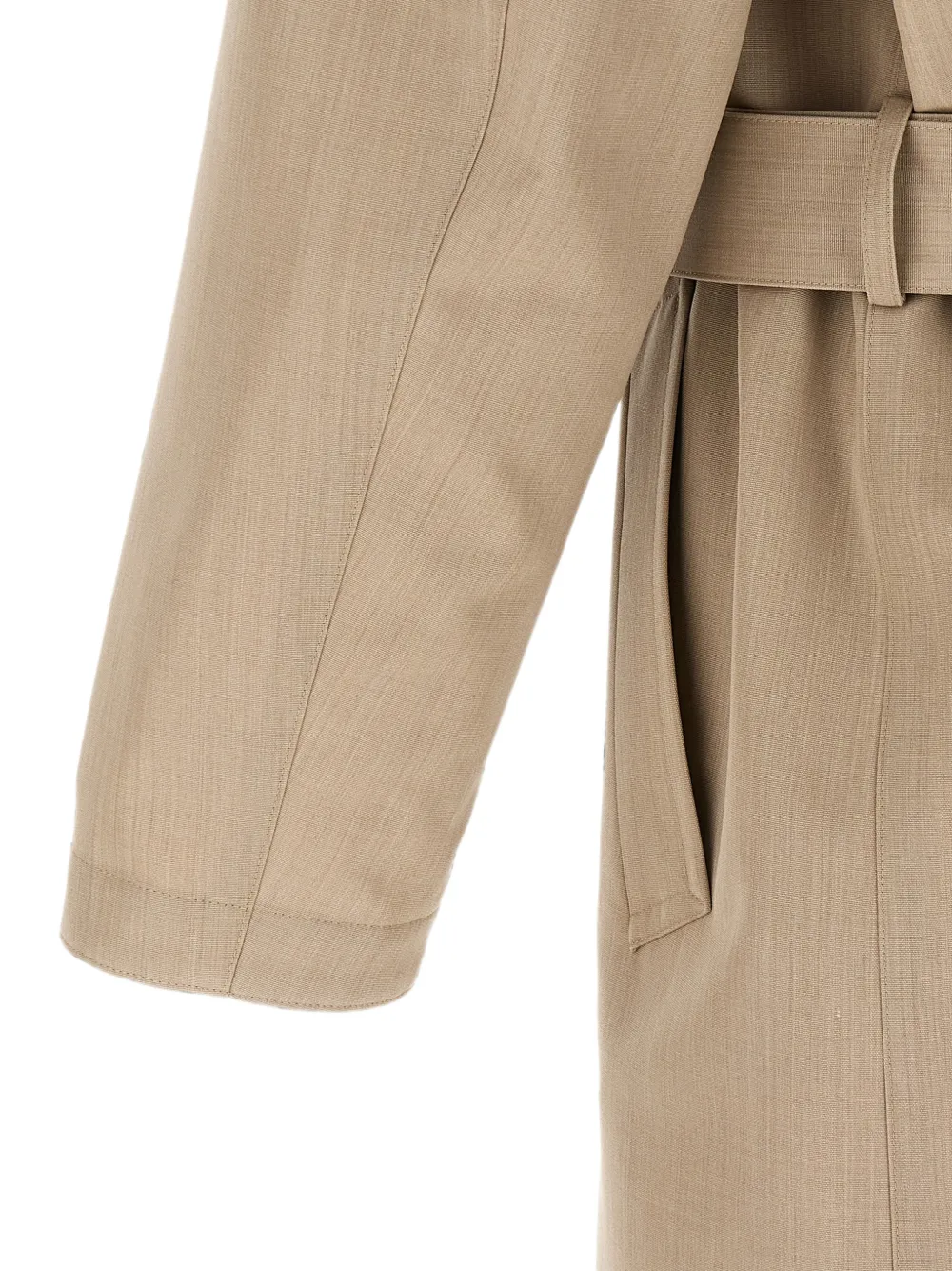 Auralee Belted Coat in Neutrals, view 4