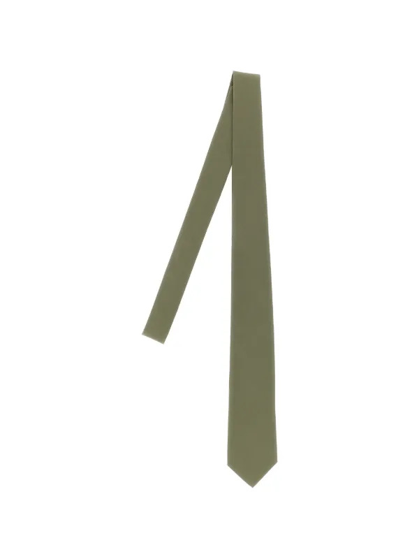Auralee Finx Twill Tie in Green