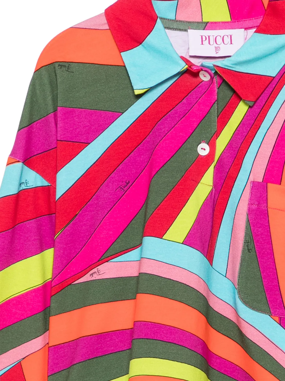PUCCI Junior T-shirt met lange mouwen Roze