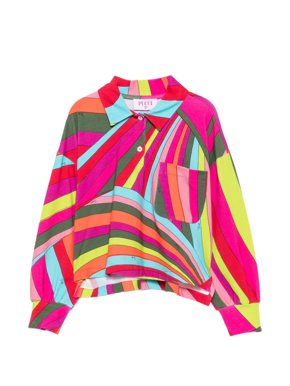 PUCCI Junior long-sleeve T-shirt - Rosa