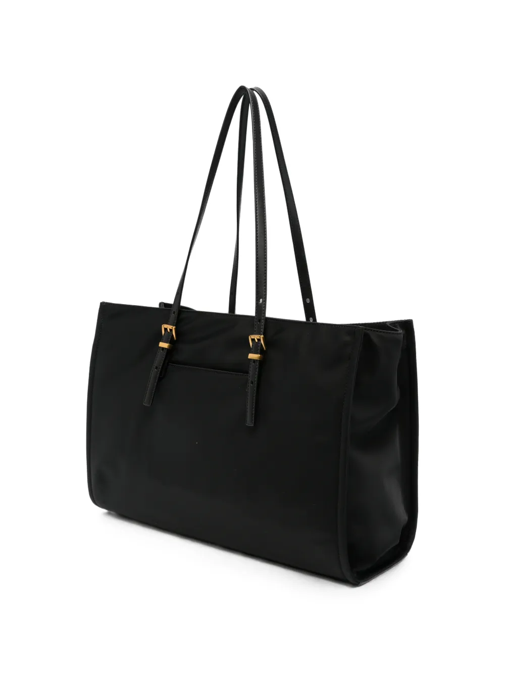 Michael Kors flower-charm logo-plaque tote bag Zwart