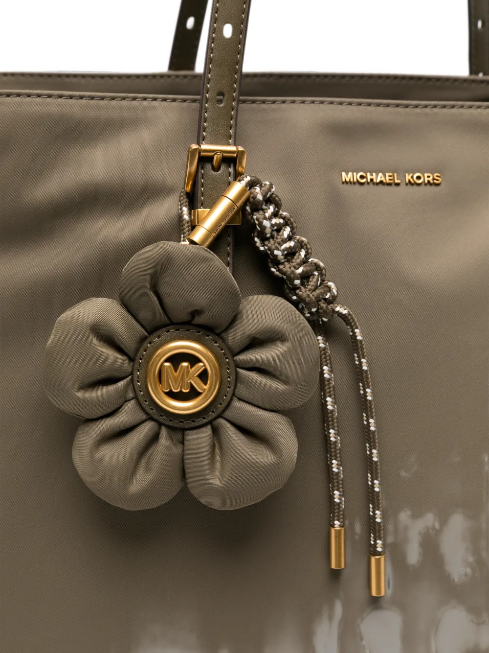 Michael Kors flower-charm tote bag Grijs