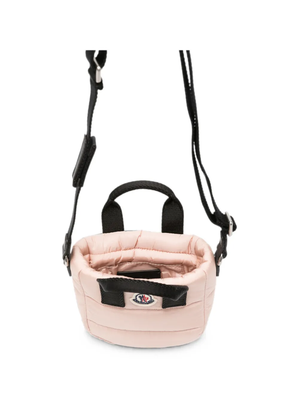 Moncler Enfant Baby Caradoc gewatteerde shopper Roze