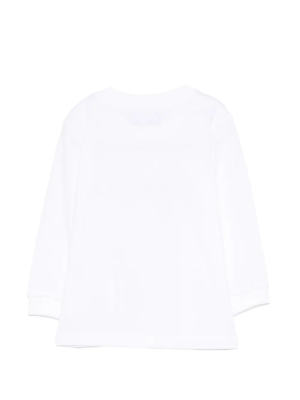 Moschino Kids T-shirt met teddybeerprint Wit
