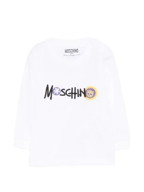 Moschino Kids t-shirt à logo Teddy Bear