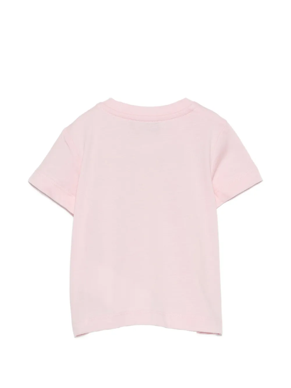 Moschino Kids T-shirt met logoprint Roze