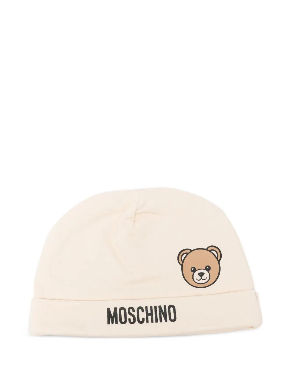 Moschino Kids Berretto Teddy Bear con logo - Toni neutri