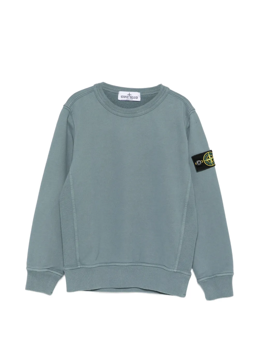Stone Island Junior Compass-patch sweater - Blu