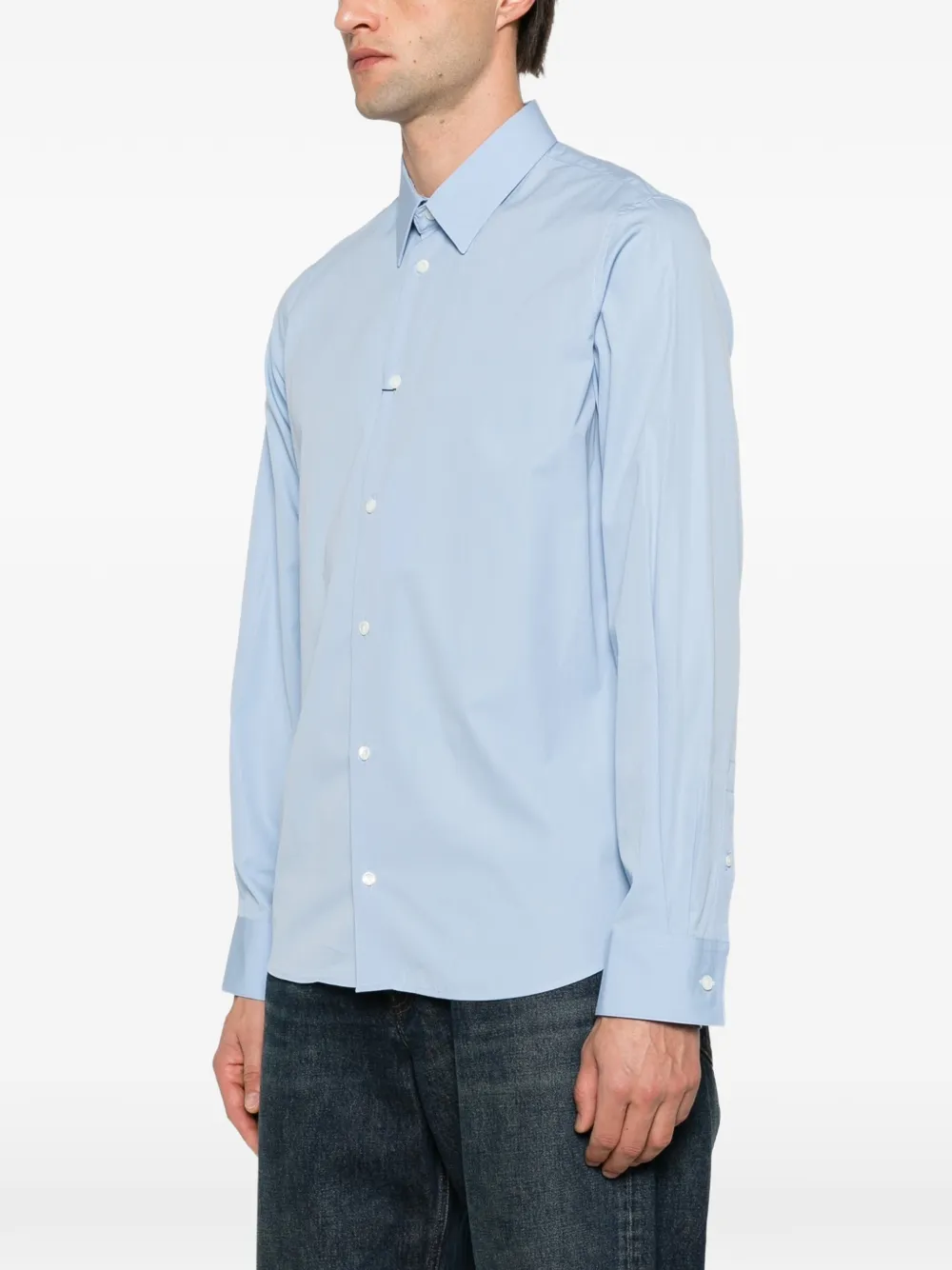 AMI Paris Overhemd met lange mouwen Blauw