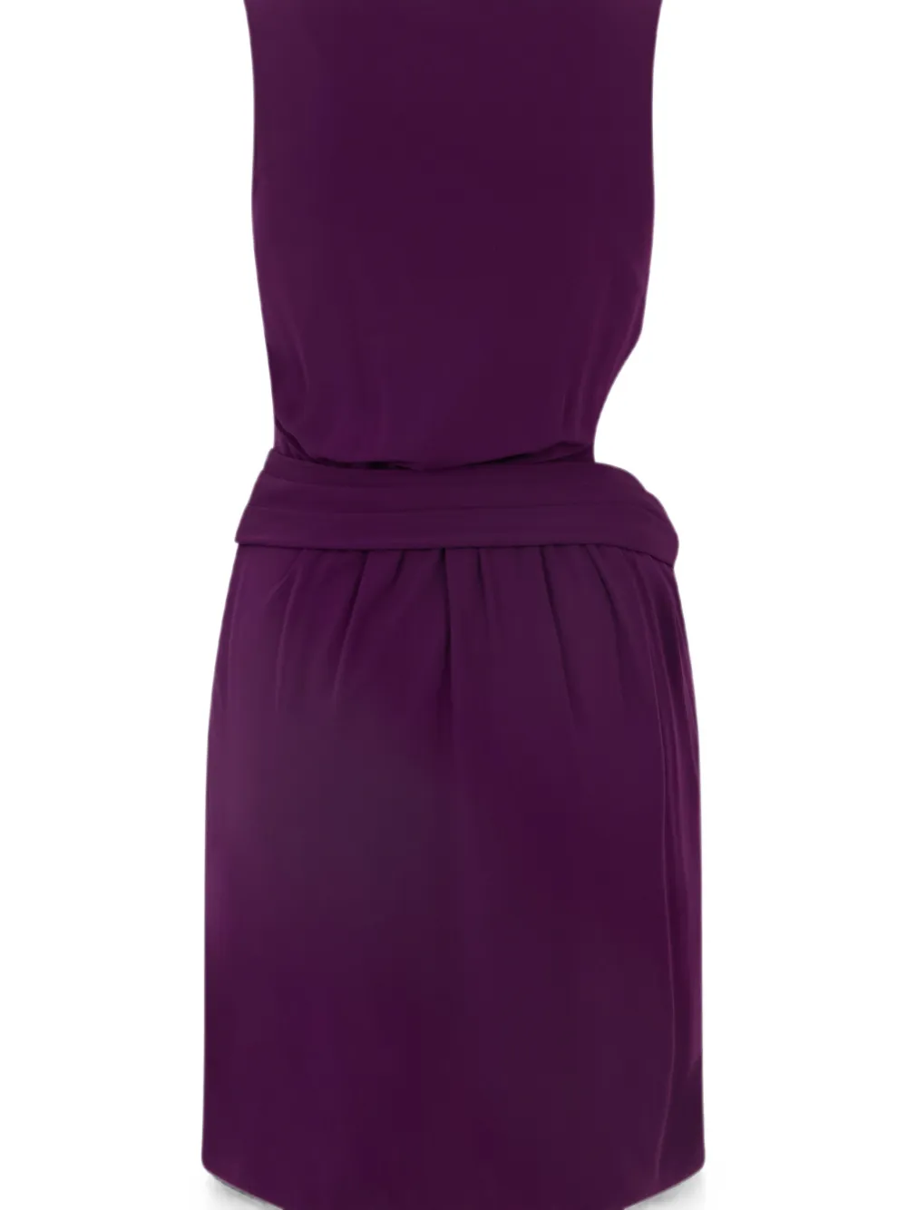 Alberta Ferretti Gedrapeerde mini-jurk Paars