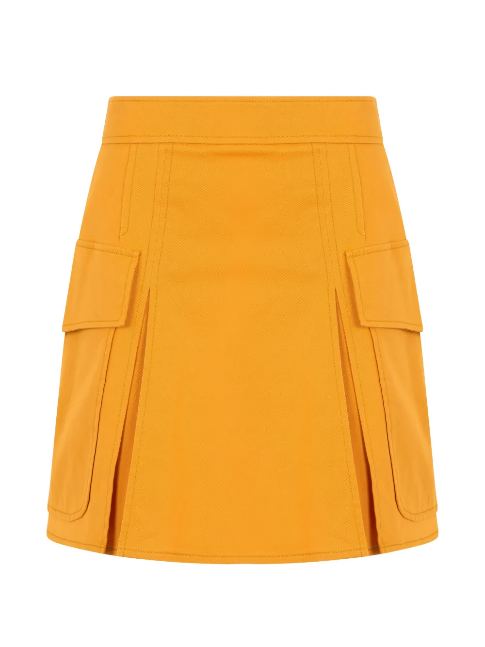 Alberta Ferretti pocket-detail mini skirt - Orange