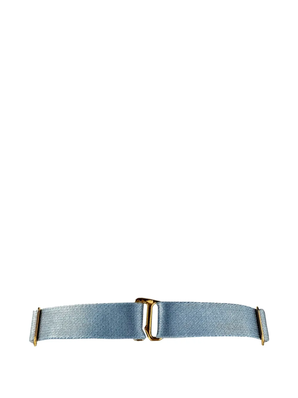 Bordelle Pearl-embellished collar - Blau