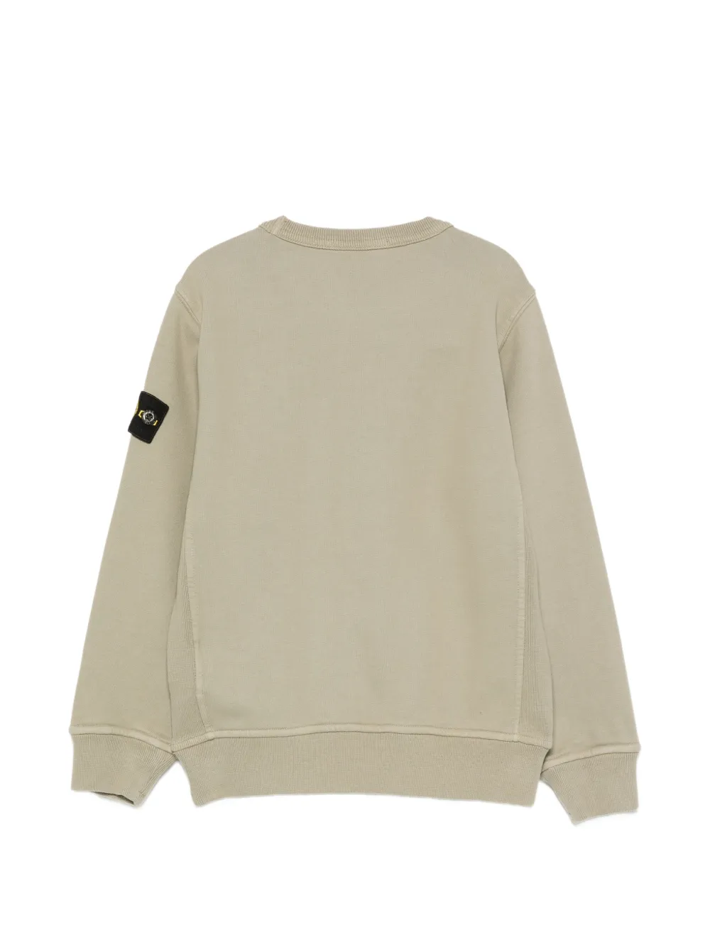 Stone Island Junior Sweater met Compass-logopatch Groen