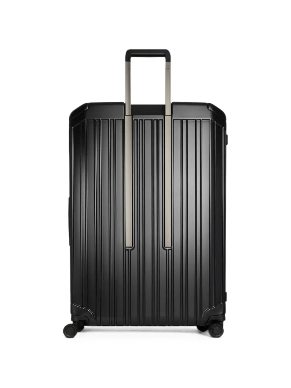 PIQUADRO XL Valigia geribbelde koffer Zwart