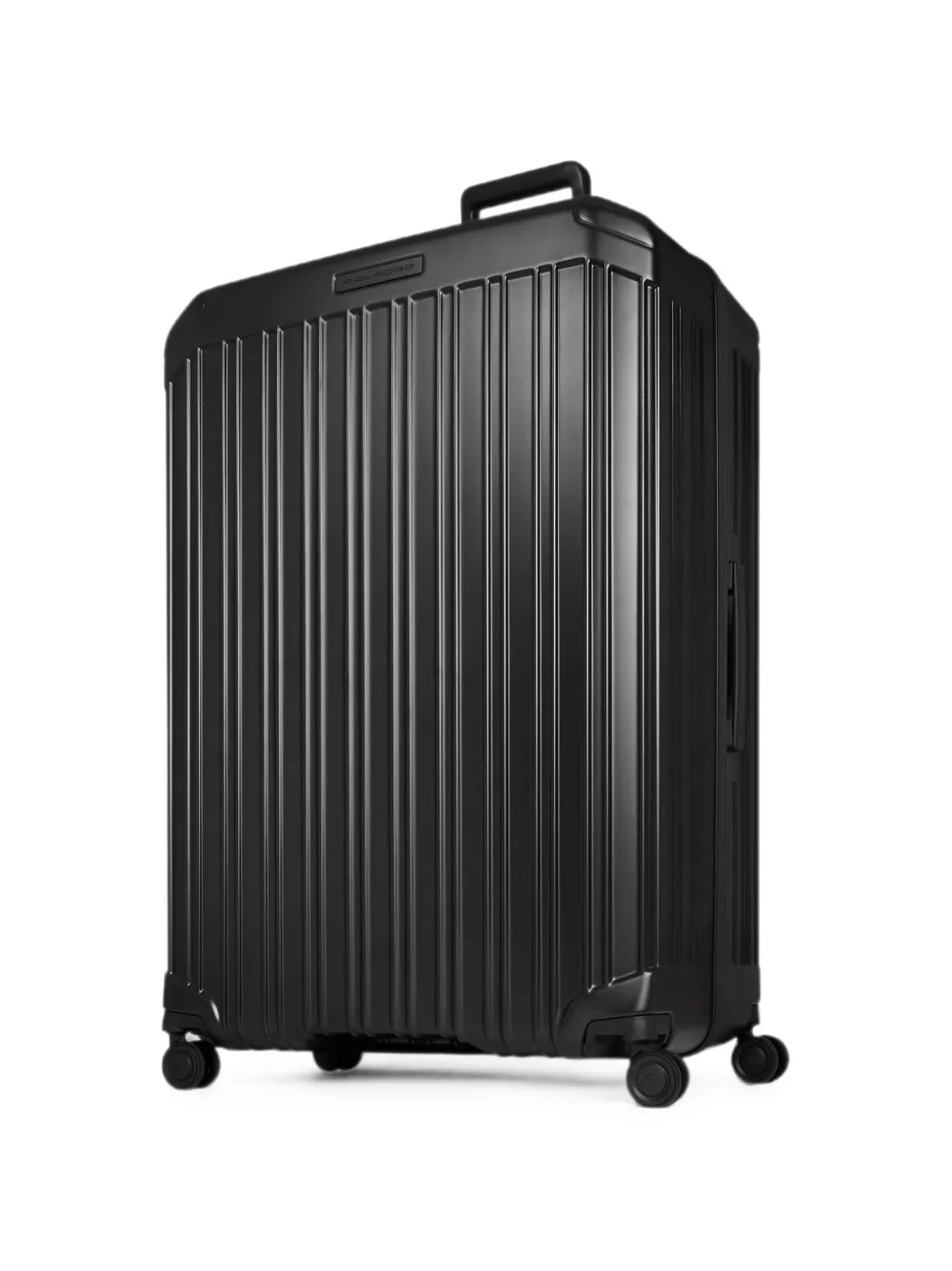 PIQUADRO XL Valigia geribbelde koffer Zwart
