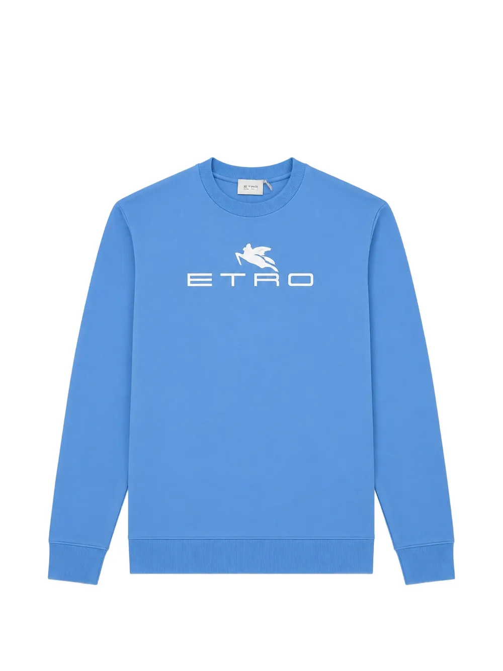 ETRO KIDS Pegaso logo-print sweater - Blu