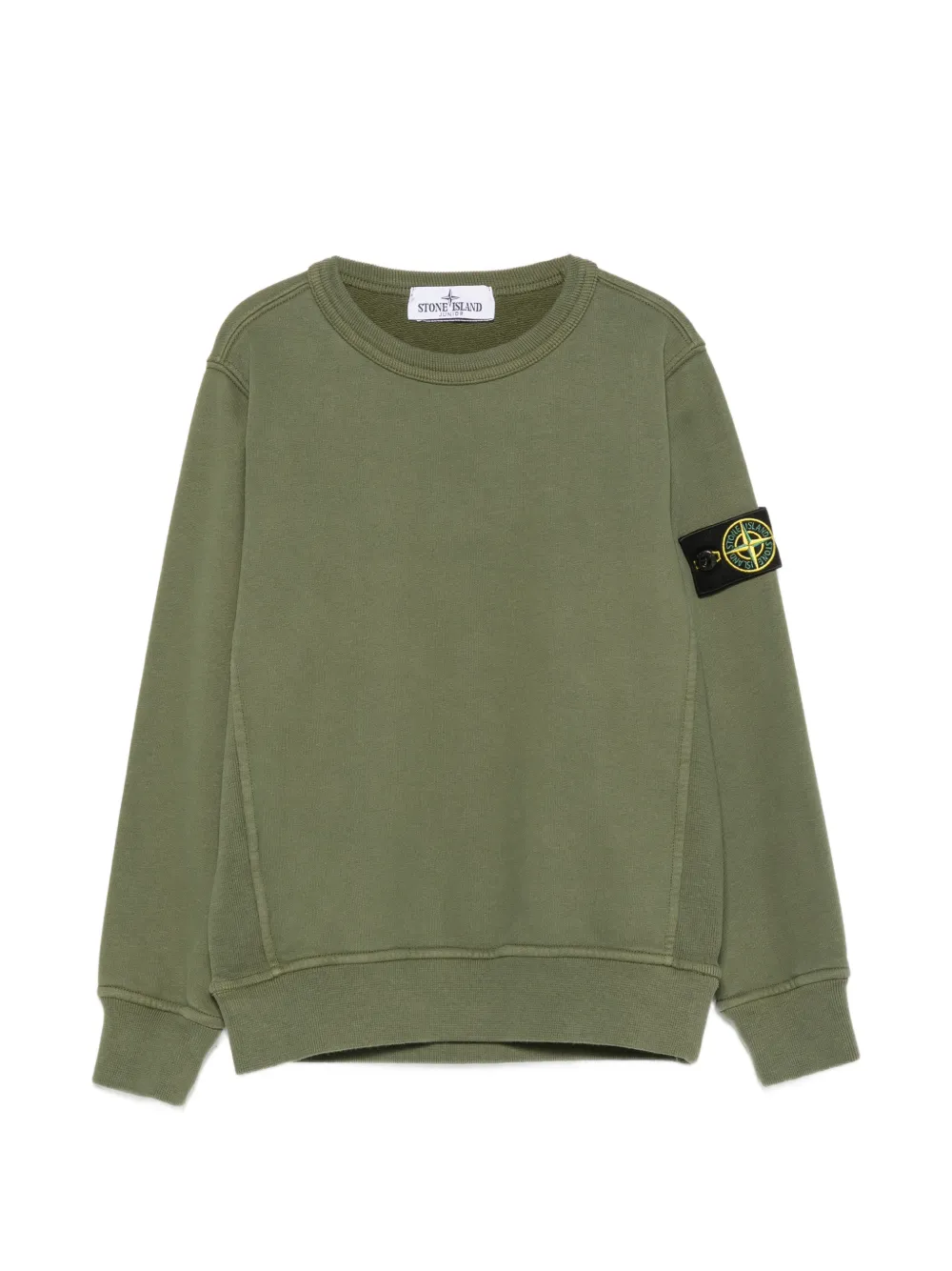 Stone Island Junior Compass-motif sweatshirt - Verde