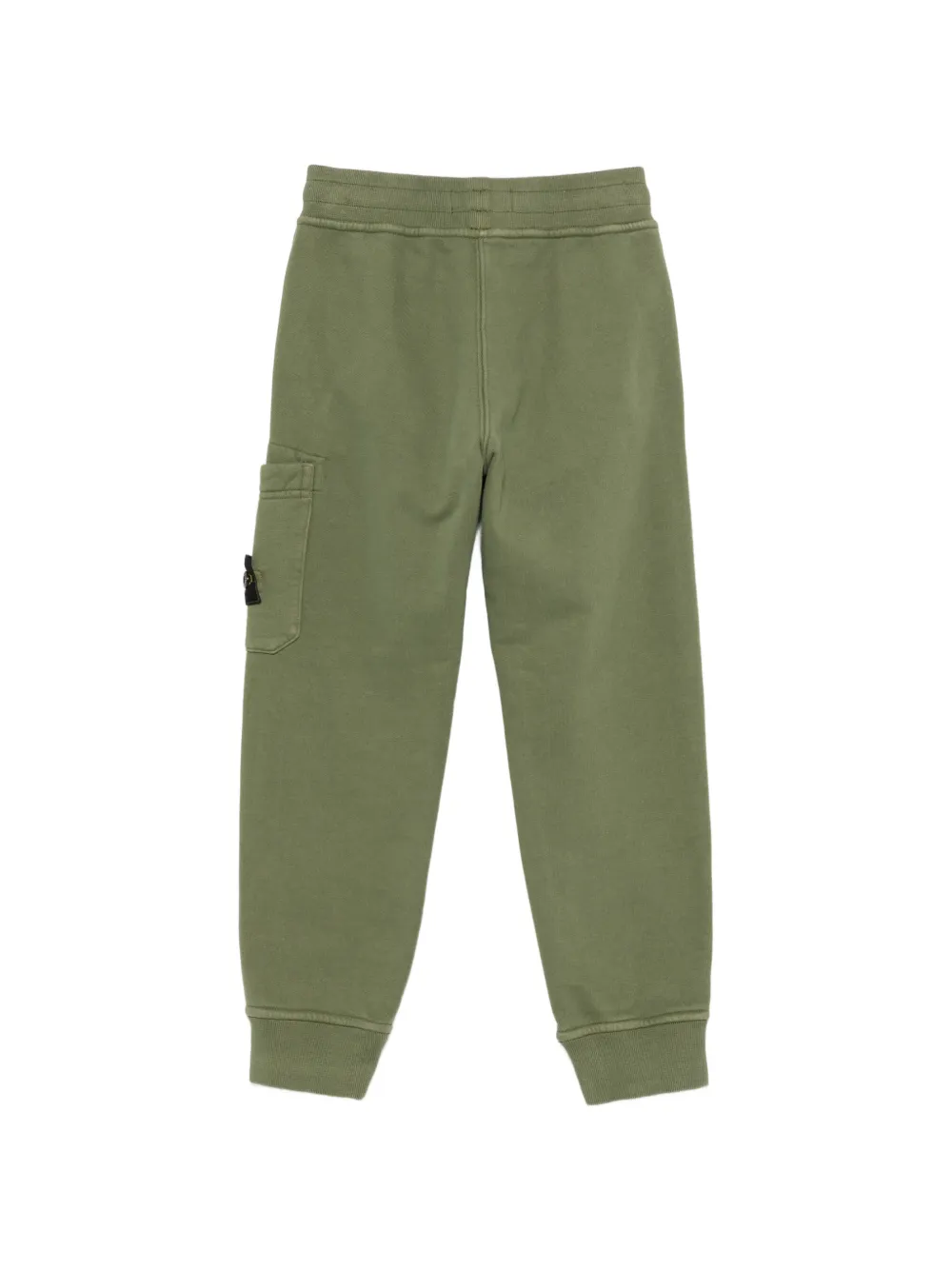 Stone Island Junior Katoenen cargo broek met logo-patch Groen