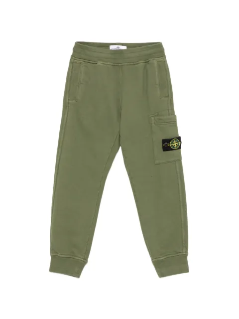 Stone Island Junior pantalones cargo con parche del logo
