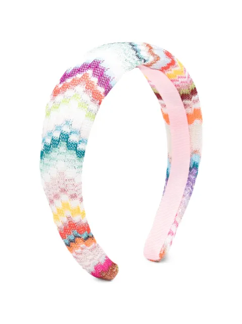 Missoni Kids zigzag-knit headband