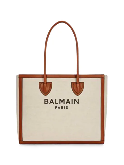 Balmain Army Shopper logo-print tote bag