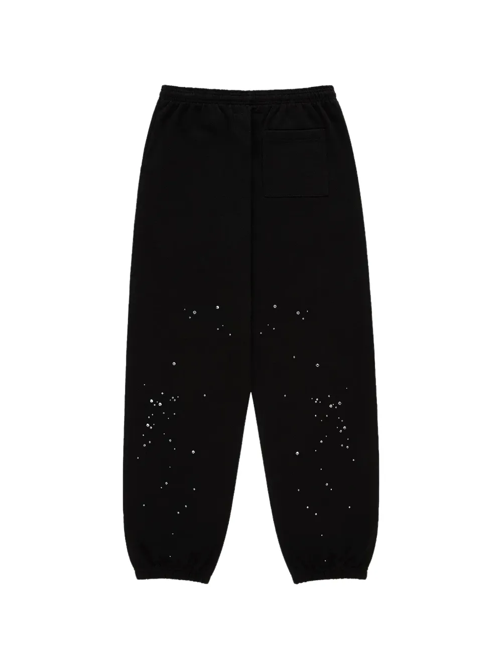 SP5DER Trainingsbroek met kristallen doodskop Zwart