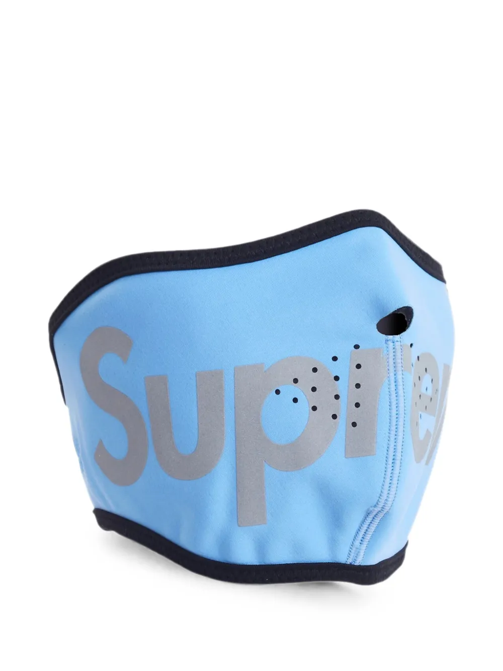 Supreme Windstopper mondkapje met logoprint Blauw