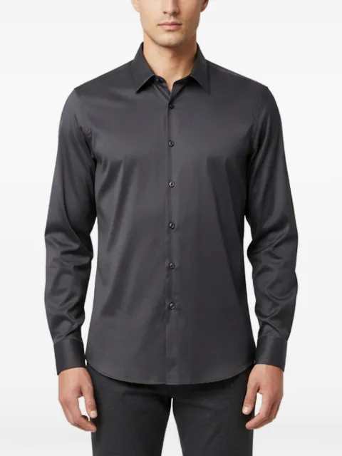Prada Pre-Owned camisa slim stretch de popelina