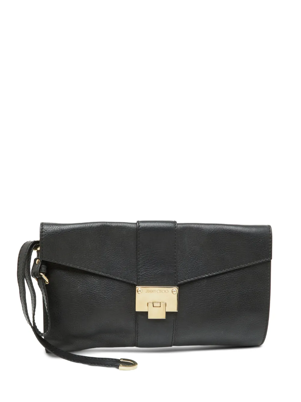 Jimmy Choo Pre-Owned pochette Rebel à rabat - Noir Jimmy Choo Pre-Owned pochette Rebel à rabat - Noir