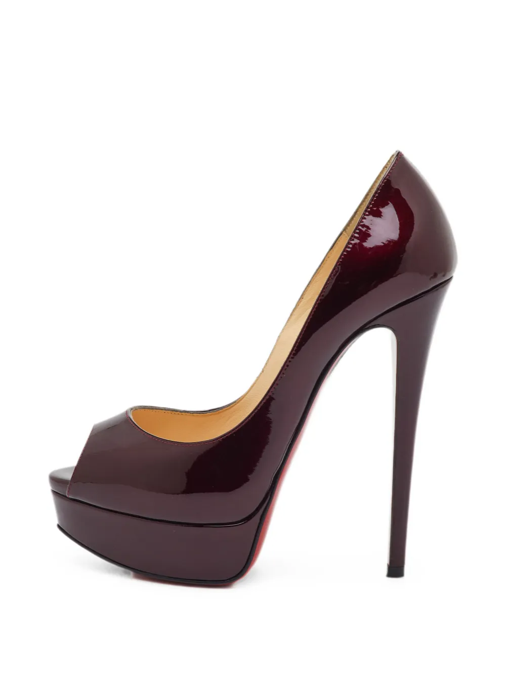 Christian Louboutin Pre-Owned Lady Peep heeled pumps - Rot