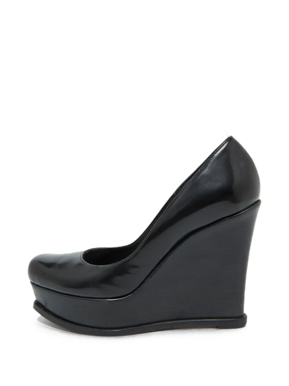 Fendi Pre-Owned Fendista platform pumps - Schwarz