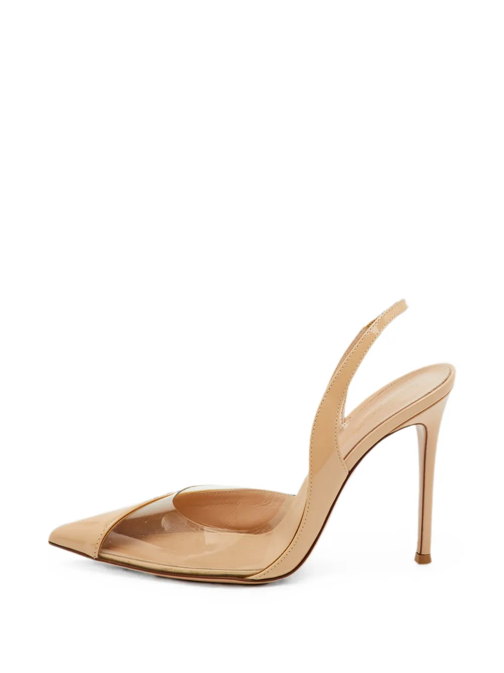 Gianvito Rossi Plexi slingback pumps - Toni neutri
