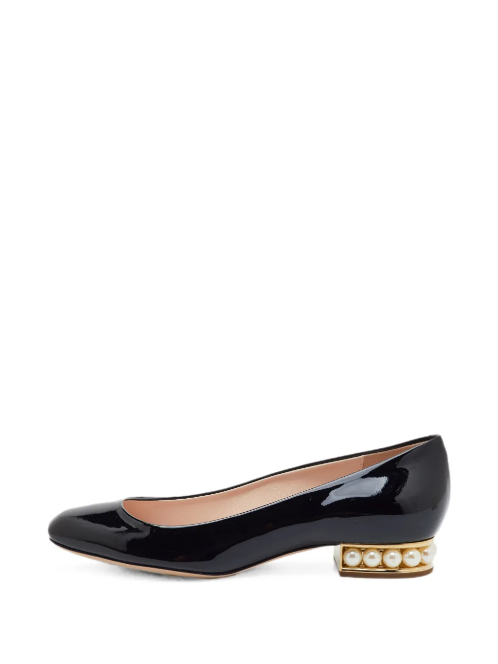 Nicholas Kirkwood leather heeled pumps - Schwarz