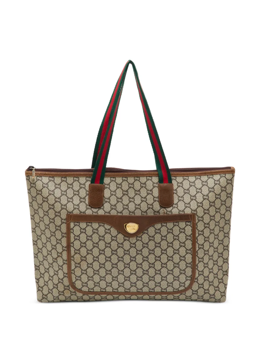 Gucci Pre-Owned Tote Bag aus GG Supreme - Nude