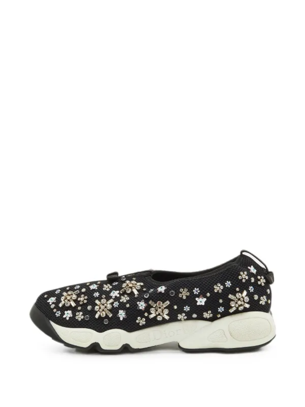 Christian Dior Pre-Owned Fusion ビジュートリム スニーカー