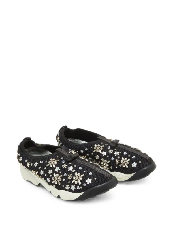 Christian Dior Pre-Owned Fusion ビジュートリム スニーカー